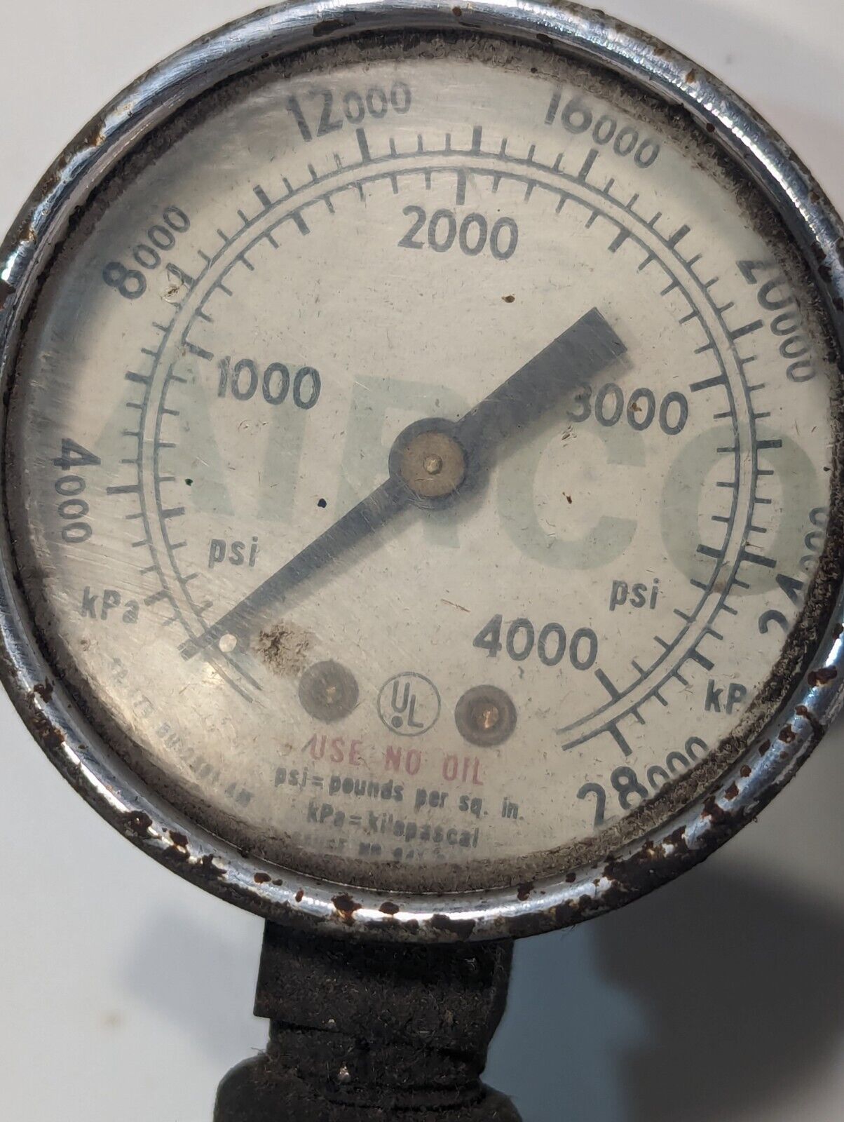 Airco 806-540/830-CGA Regulator With 4000 PSI Gauge - Free Shipping