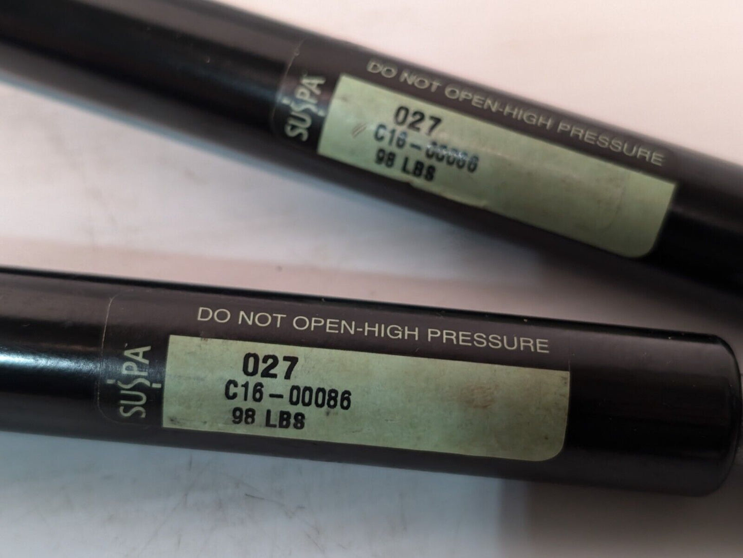 Suspa ® Gas Prop / Strut C16-00086 98 lbs. (Set of 2) - Free Shipping+Returns