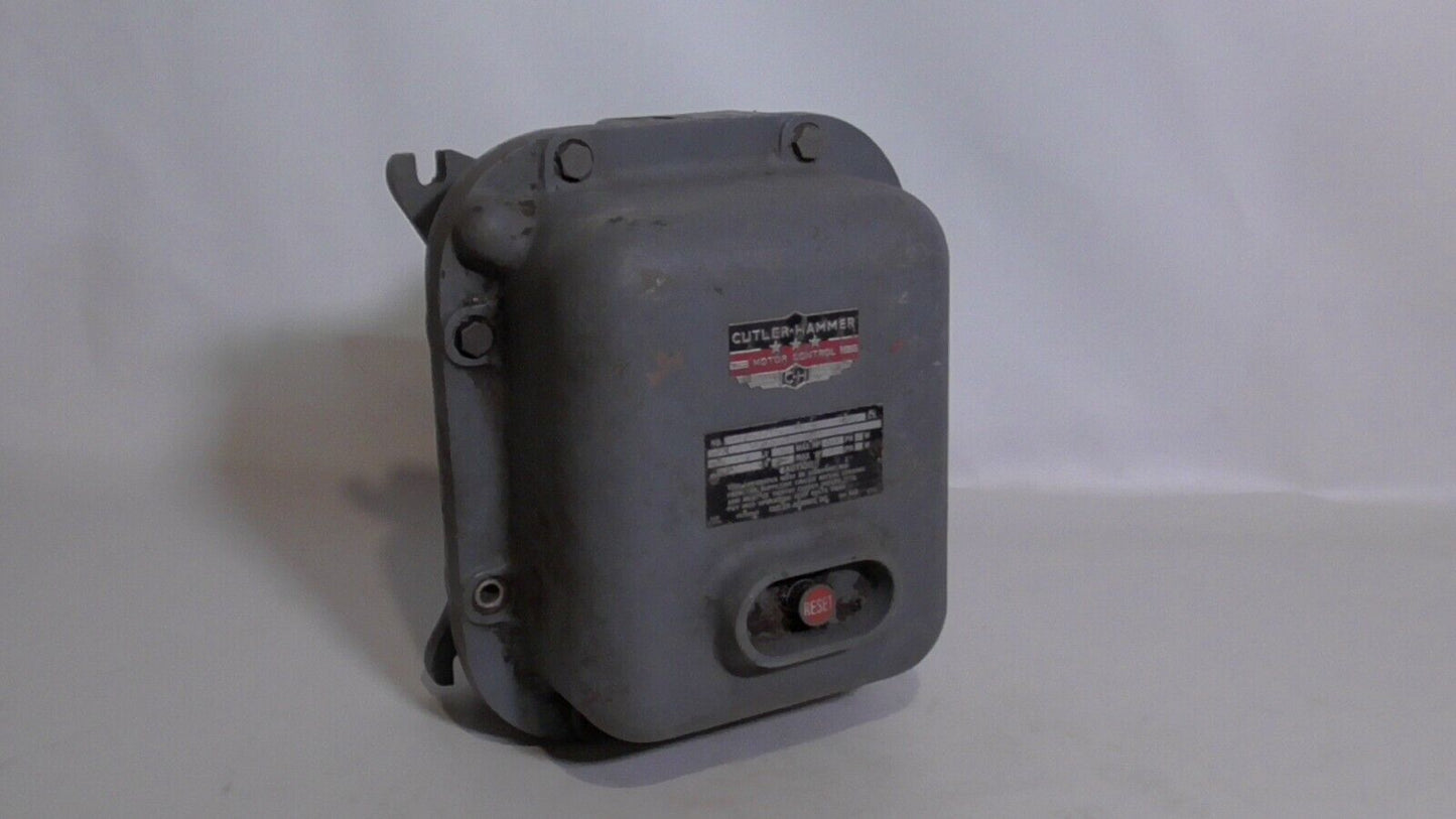 Cutler Hammer 9586H6072A Class I & II Group DEFG, 440V 60Hz 2-3 HP poly 3W