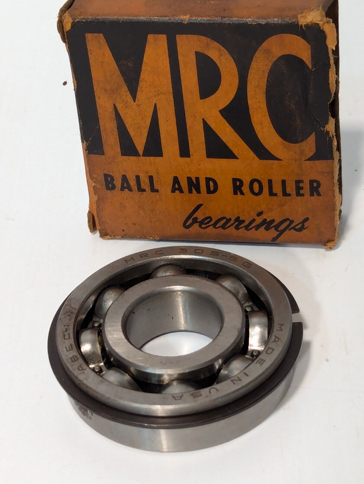 MRC 305SGABEC1 Single Row Ball Bearing, Bore: 25mm, OD: 62MM, Width: 17mm