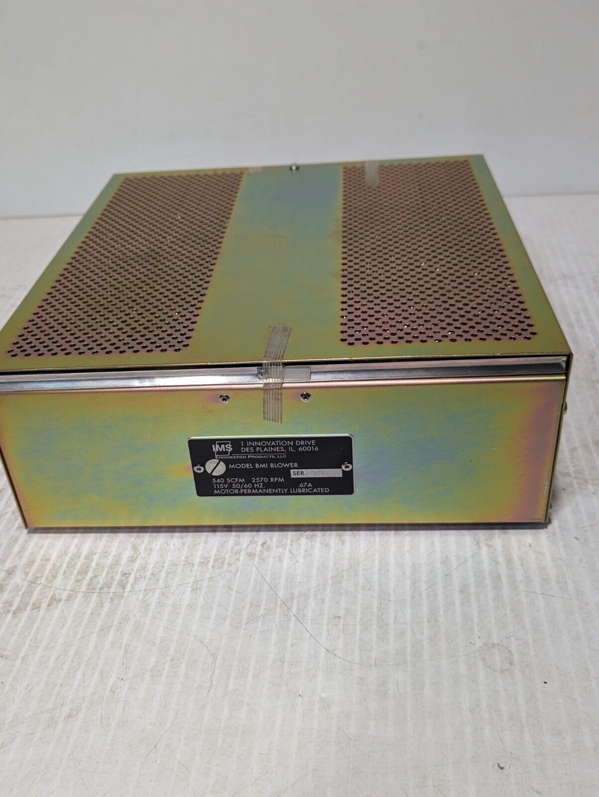 IMS Model 10 BMI Blower, 540 SCFM, 2570 RPM - Free Shipping