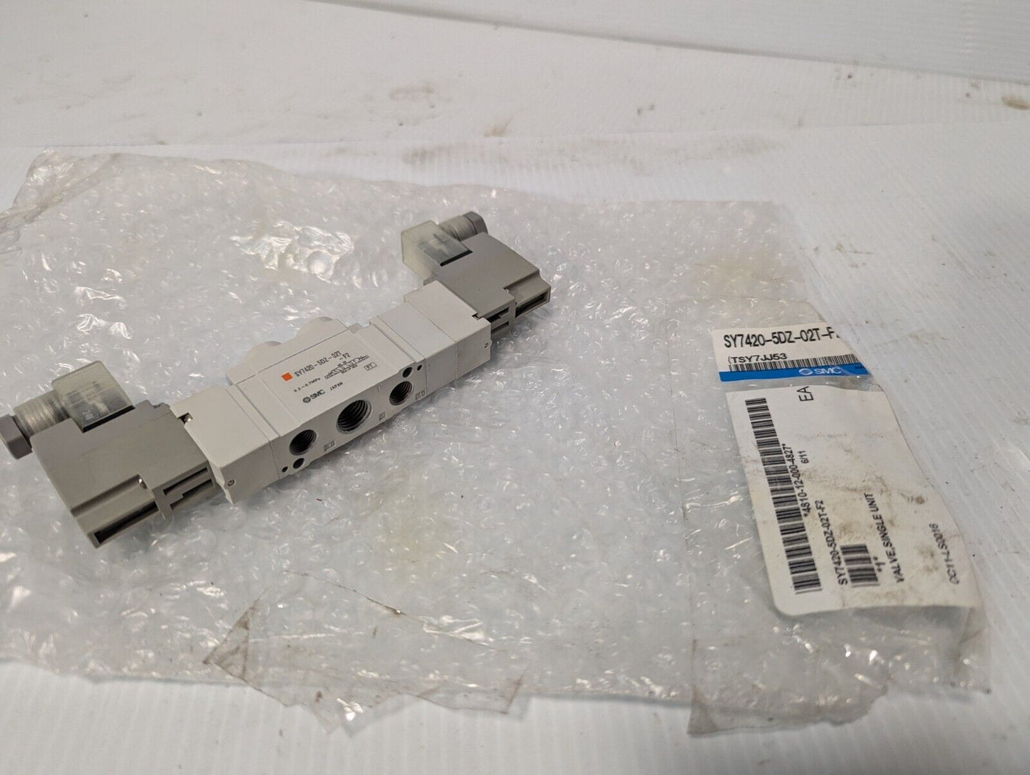 SMC SY7420-5DZ-02T-F2 single unit valve, TSY7JJ53, 0.2-0.7MPa - Free Shipping