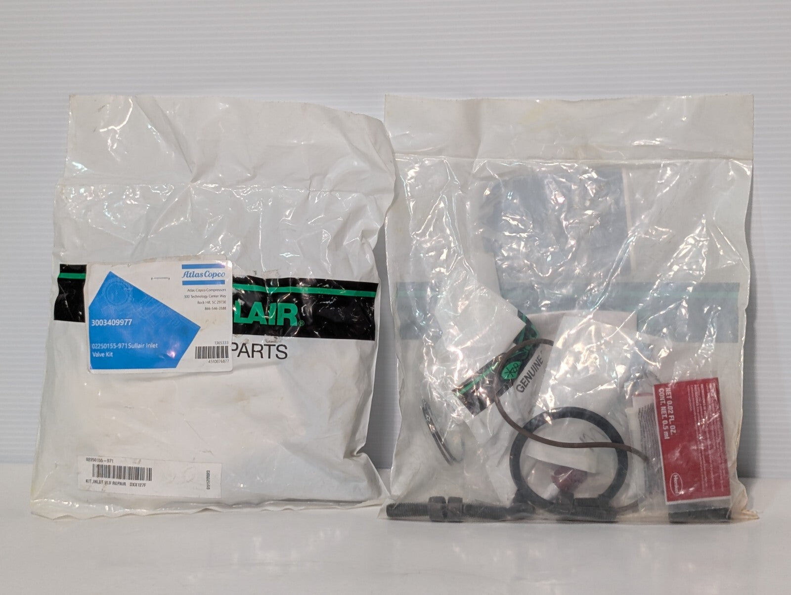 Sullair 02250155-971 Inlet Intake Valve Repair Kit For Compressor