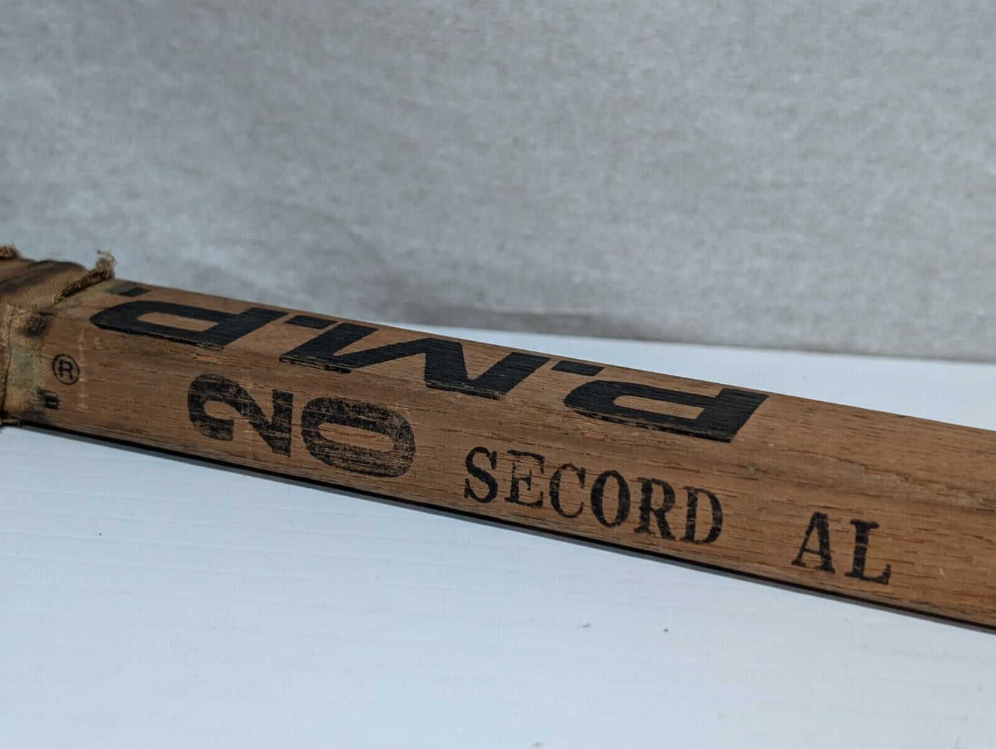 Al Secord Autographed Game Used Sherwood PMP Hockey Stick Hand-Made Drolet