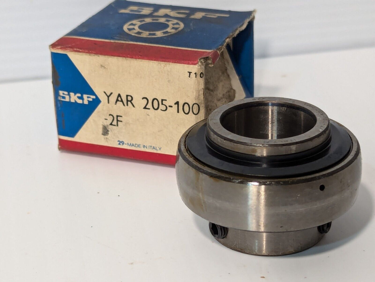 SKF YAR 205-100-2F Bearing Inserts, Bore: 1", OD: 2.04", Outer Ring Width: 0.59"