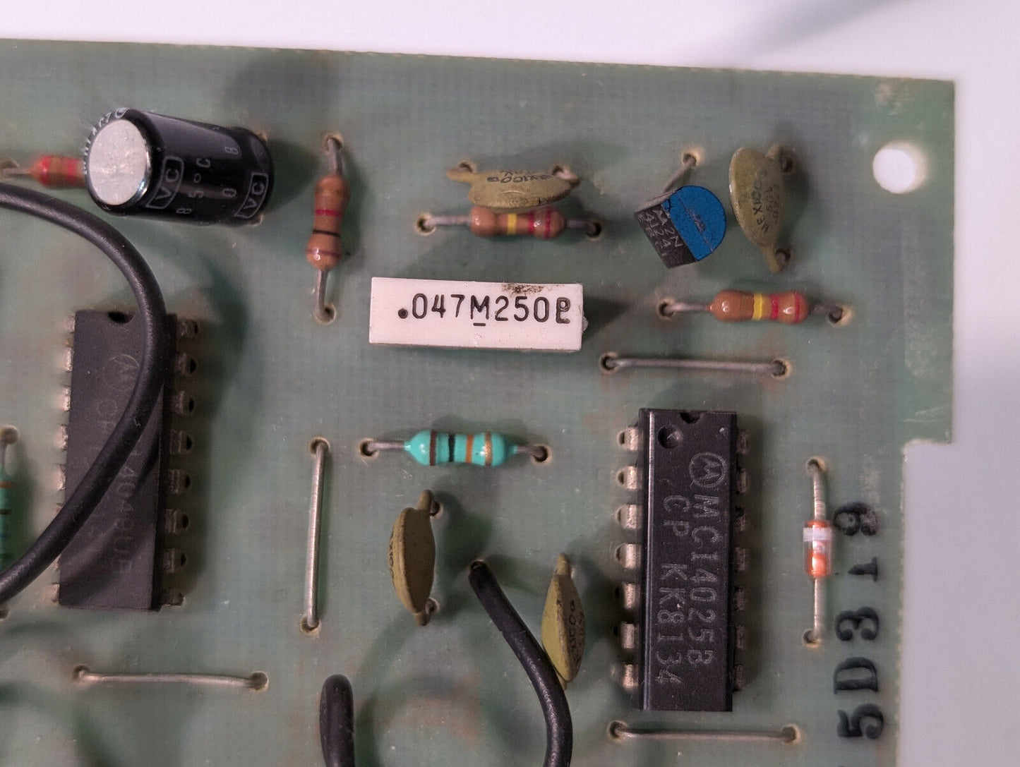 Ademco P3762 Control Panel Board, 47M250P, Colber, 4675D319, MC14025B, CPKK8134