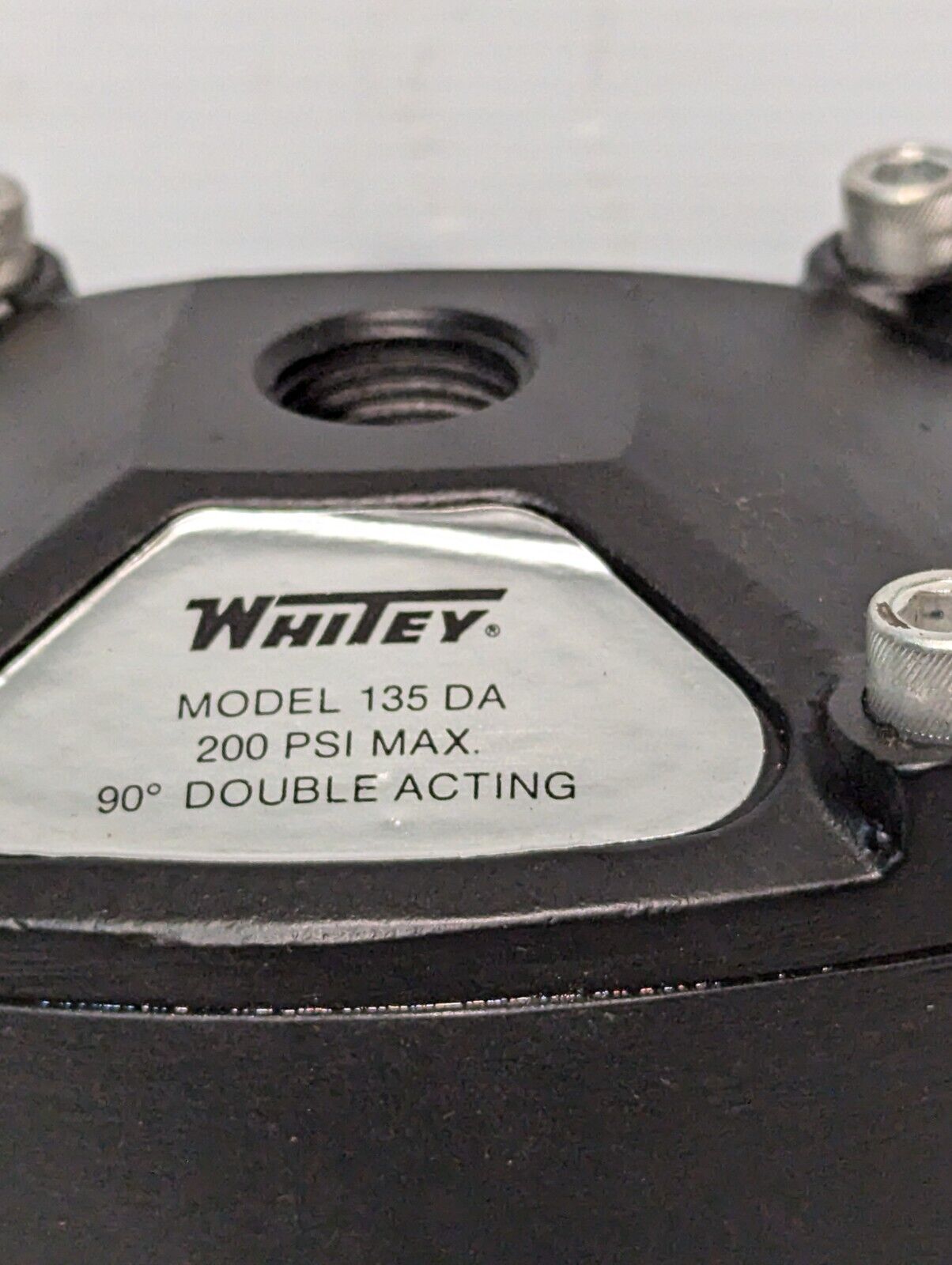 Whitey 135 DA 90° Double Acting 200PSI Pneumatic Ball Valve Actuator - Free Ship