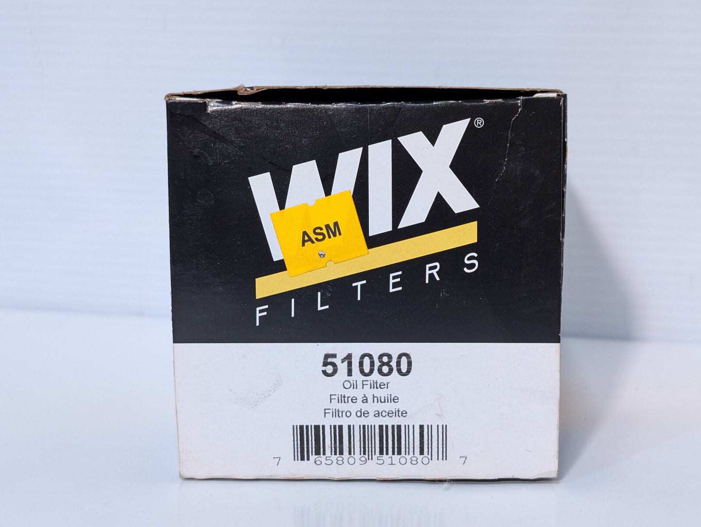 Wix Filters 51080 Engine Oil Filter, New Old Stock in Box, UPC 765809510807