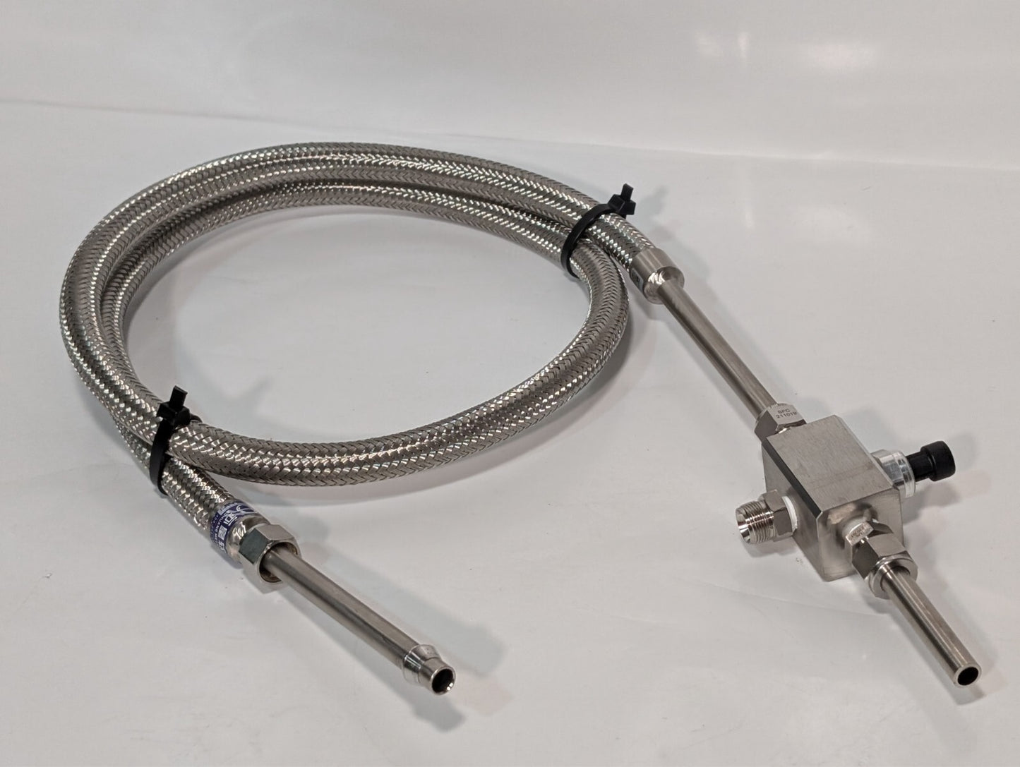 1500mm 316L Stainless Steel Flexible Braided Metal Hose 2.5MPa DN15