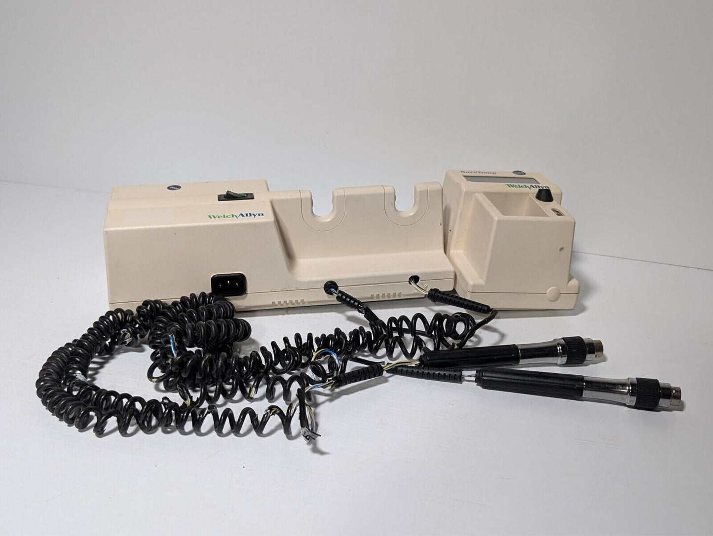 Welch Allyn 767 Series Transformer 2 Otoscopes No Heads & 76751 Suretemp