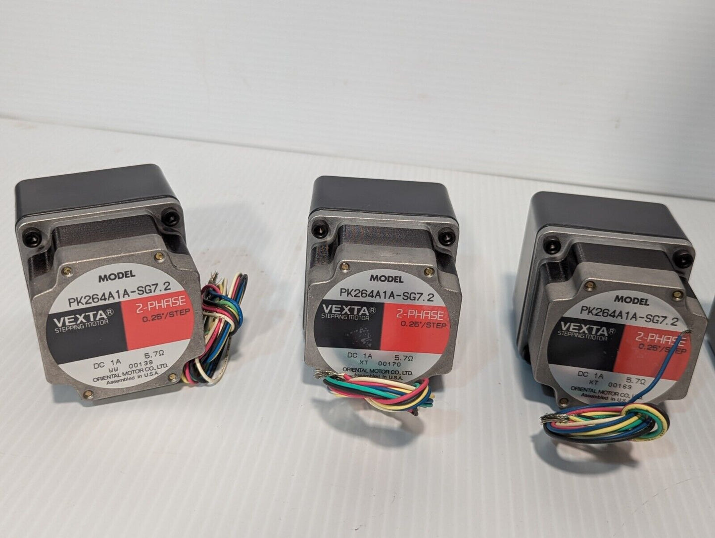 Vexta PK264A1A-SG7.2 Stepping Motor, 2-Phase, Oriental Motors - Free Shipping