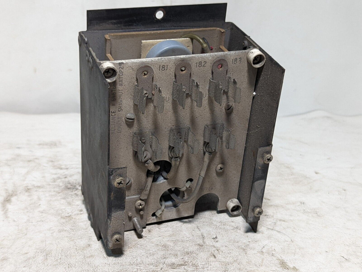 Reliance Electric 801463R rectifier stack, no cover, very dusty