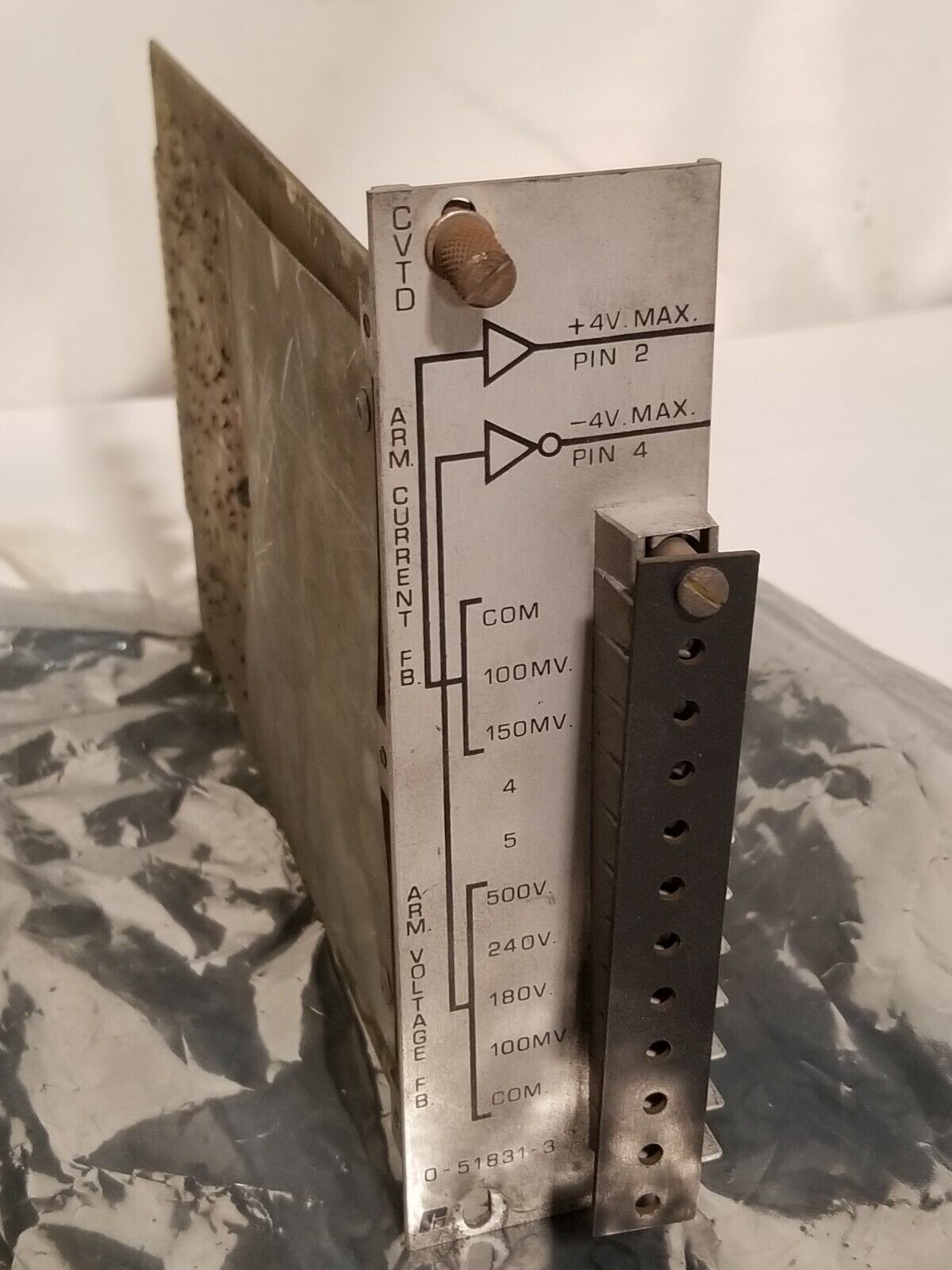 Reliance Electric 0-51831-3 CVTD current voltage module 0518313