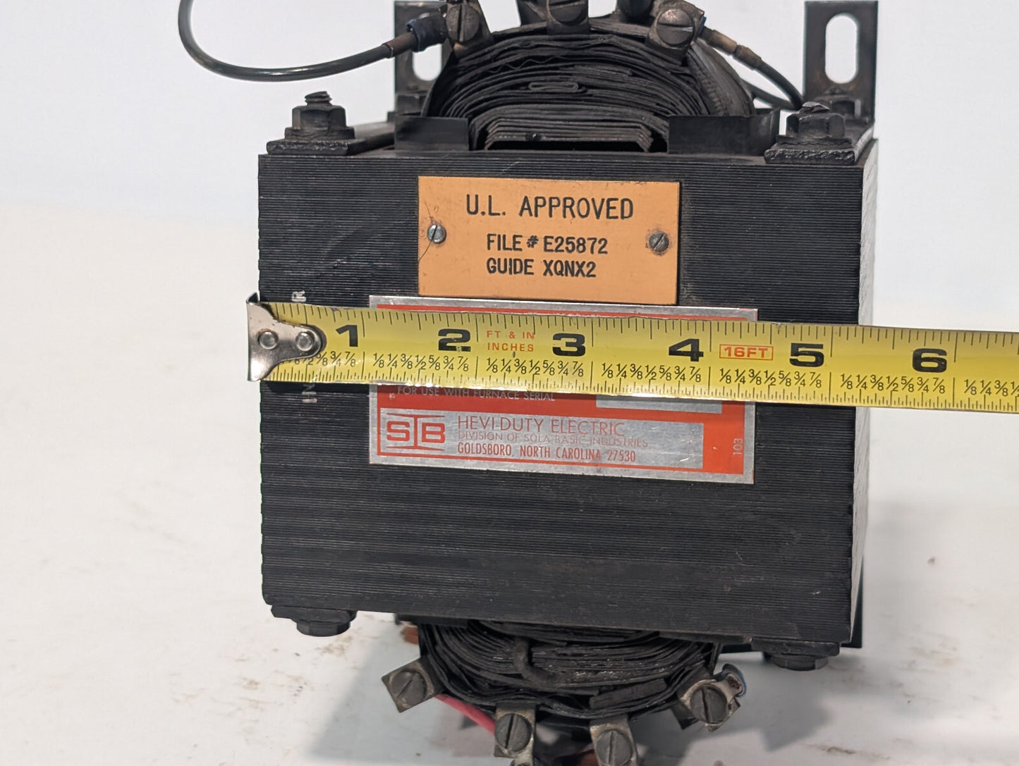 Sola Basic Ind. Hevi-Duty Electric Type SZ0 Transformer, .500KVA, 1PH, 50/60Hz