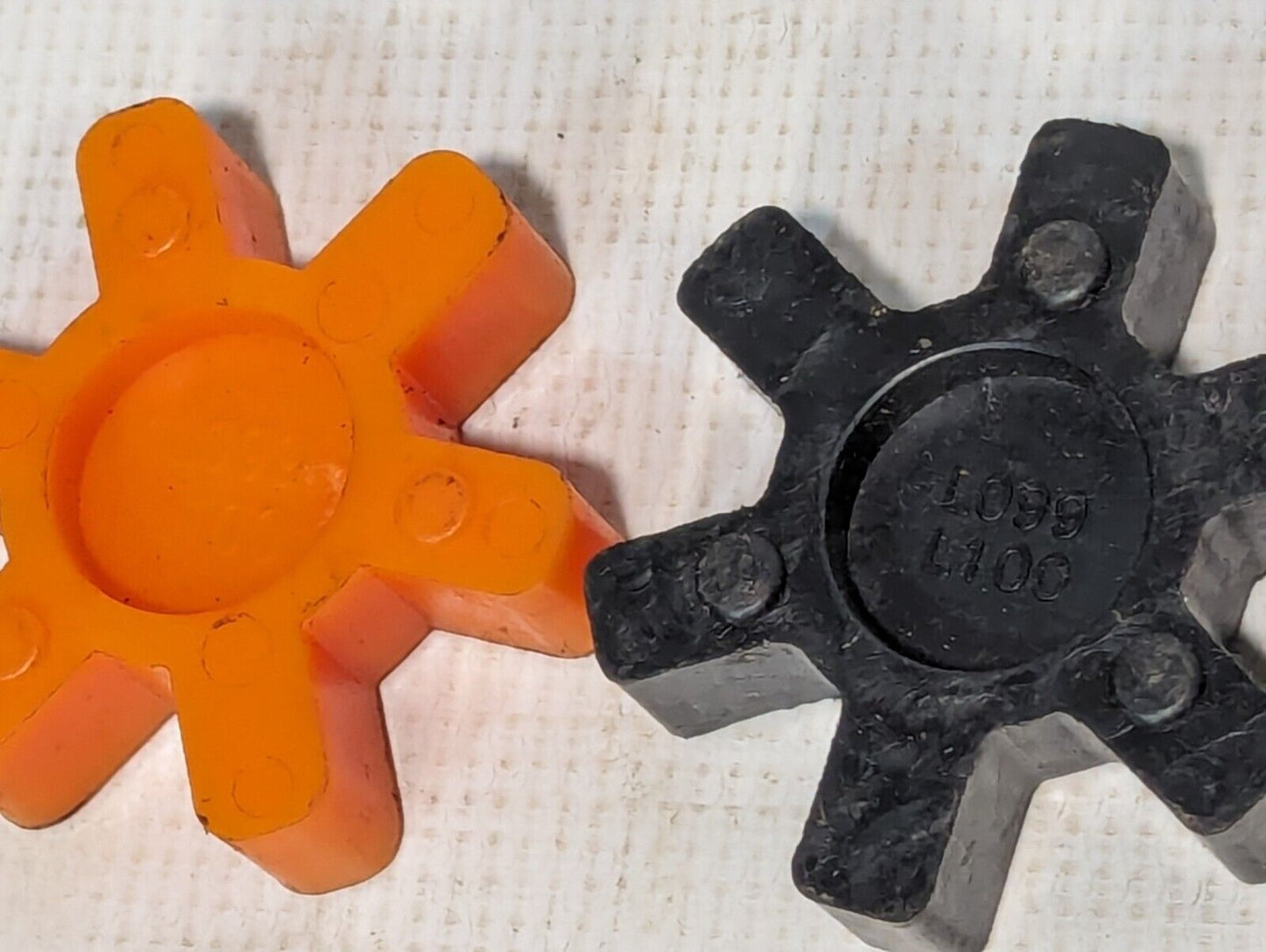 Lot of rubber and plastic couplers as pictured: Lovejoy, Magnaloy, Wood's