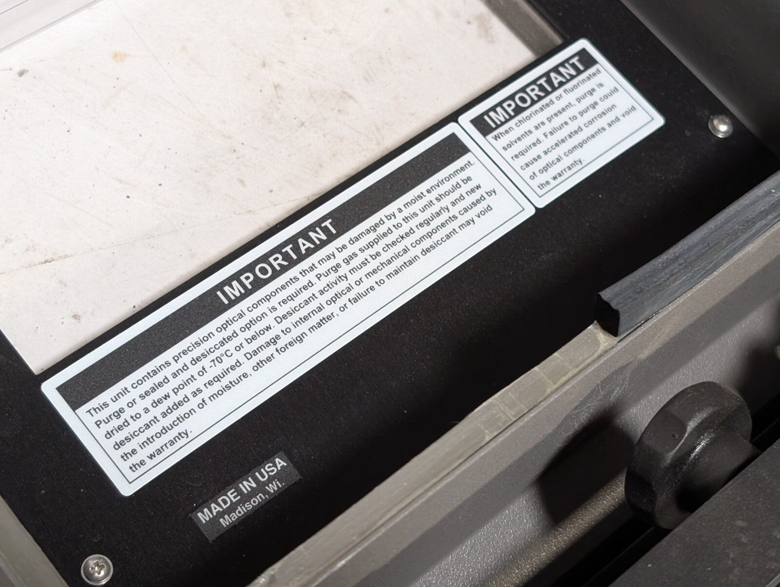 Thermo Scientific  - Sample Compartment Cover Door for a Nicolet 6700 FT-IR Unit
