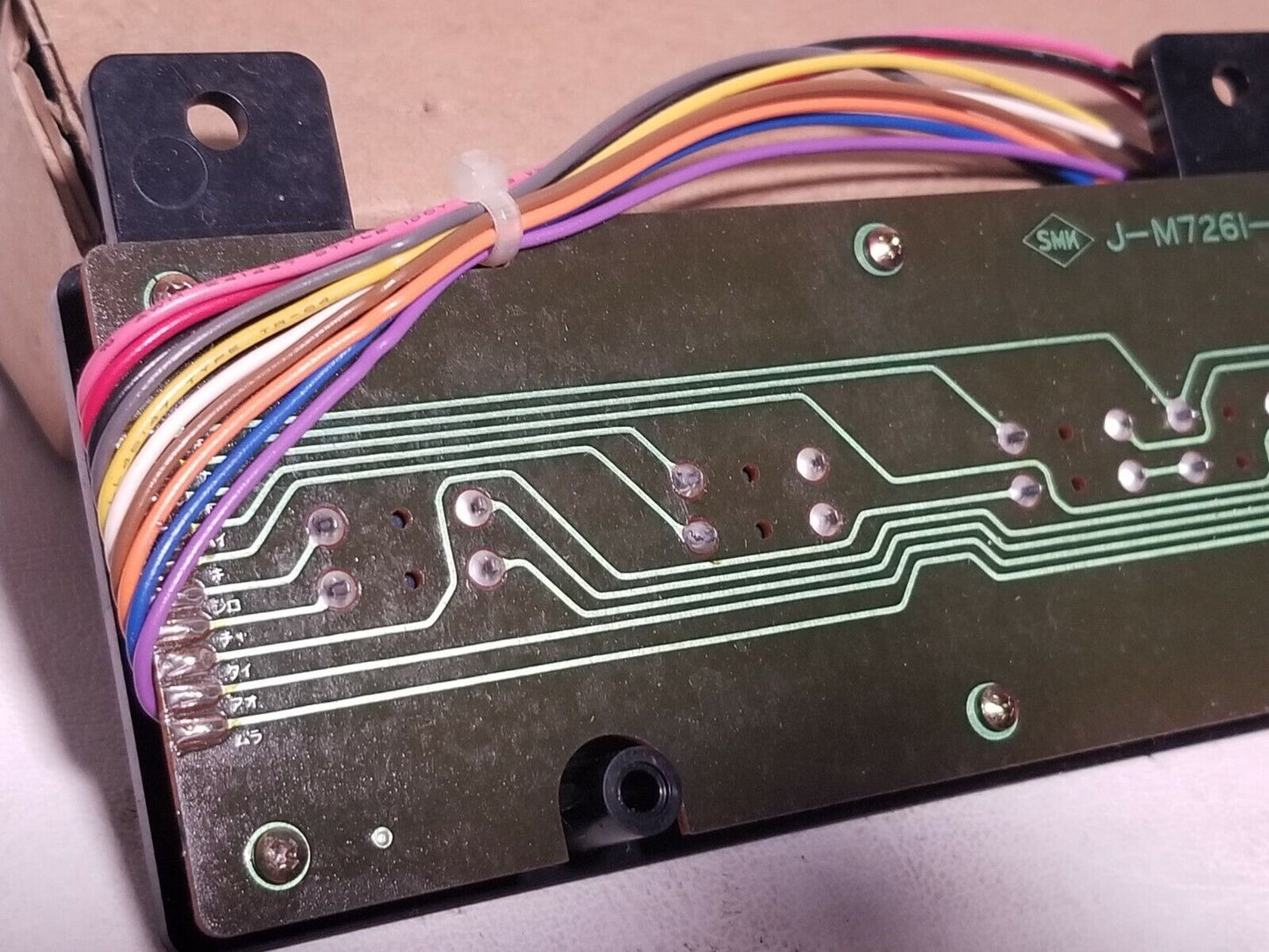 SMK J-M7261-01 control panel, power level, start, 1-6, x2, stop/reset