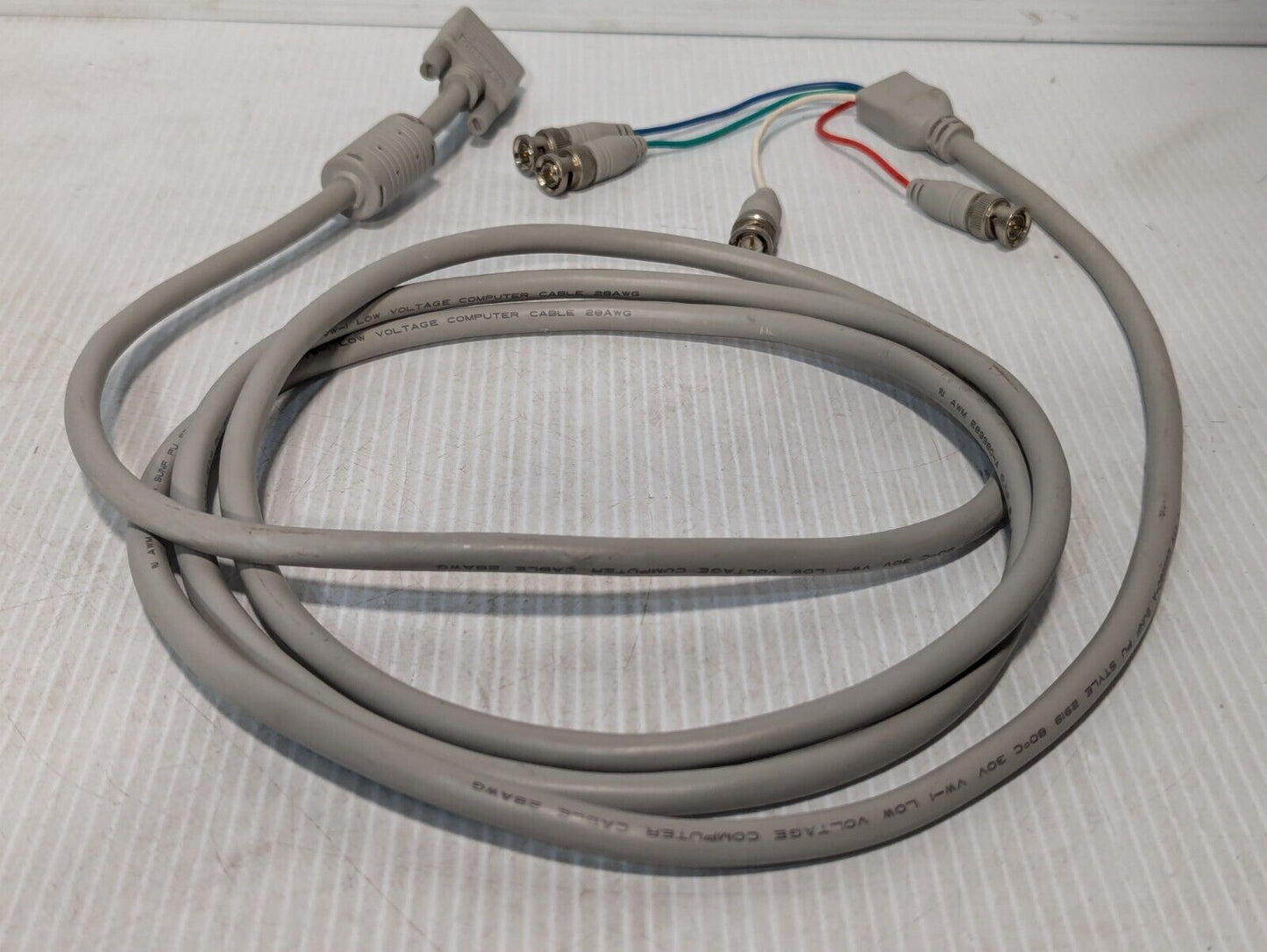 Olympus MH-984 video cable, 4-BNC RGBHV Male Video - Free Shipping