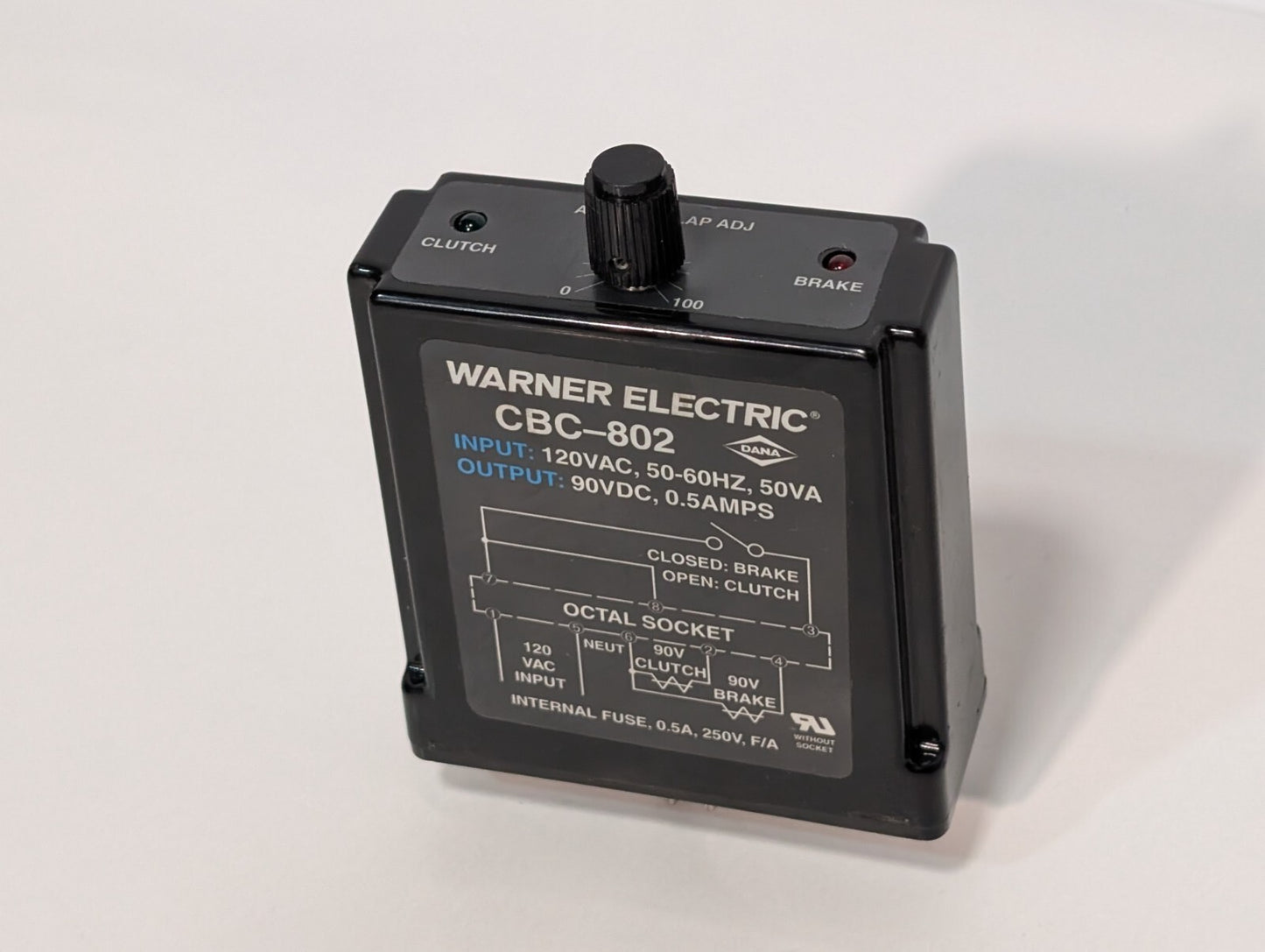 Warner Electric CBC-802 6002-448-001 Solid State Load Switching Power Supply