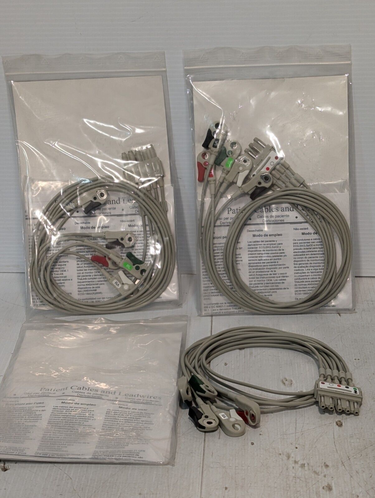SpaceLabs 700-0006-37 ECG Leadwire Set w/ Combiner - Free Shipping + Returns