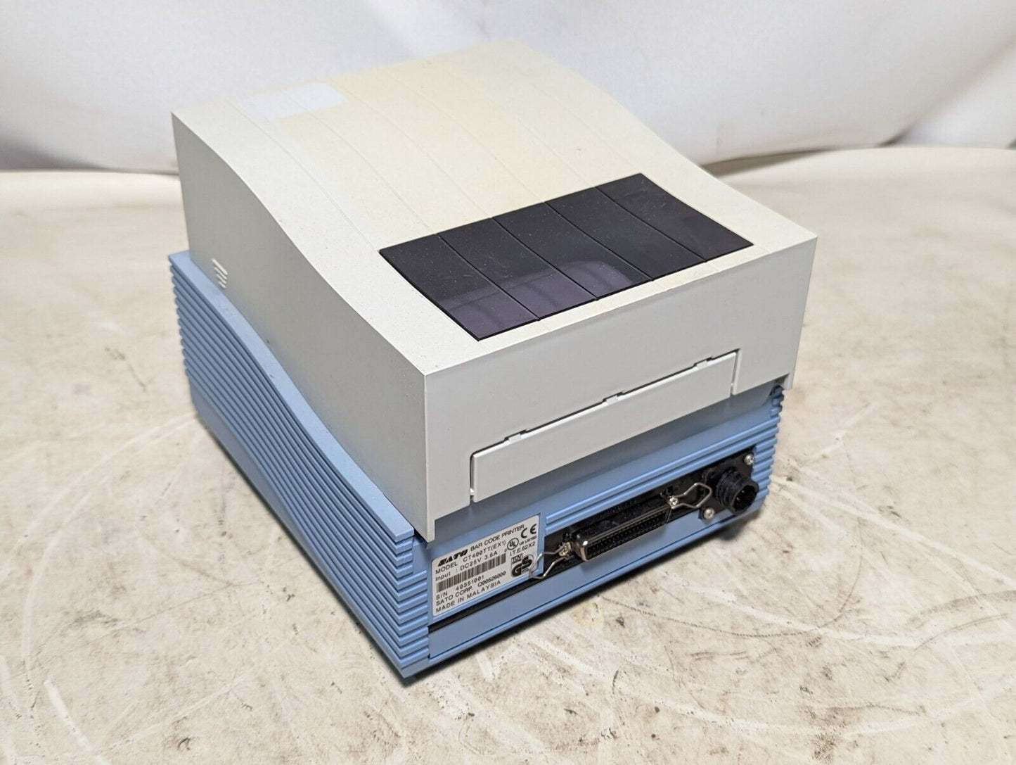 Sato CT400TT(EX1) bar code printer, DC25V
