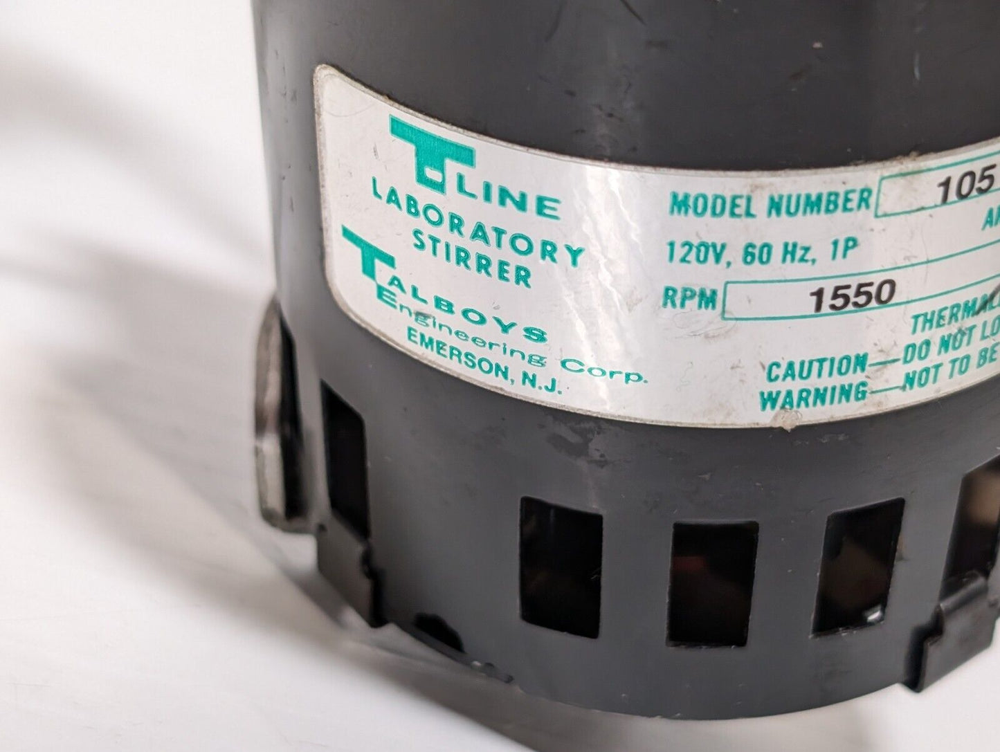 Talboys T-Line Model 105 Laboratory Stirrer Overhead Mixer, 1550 RPM, 1/80hp