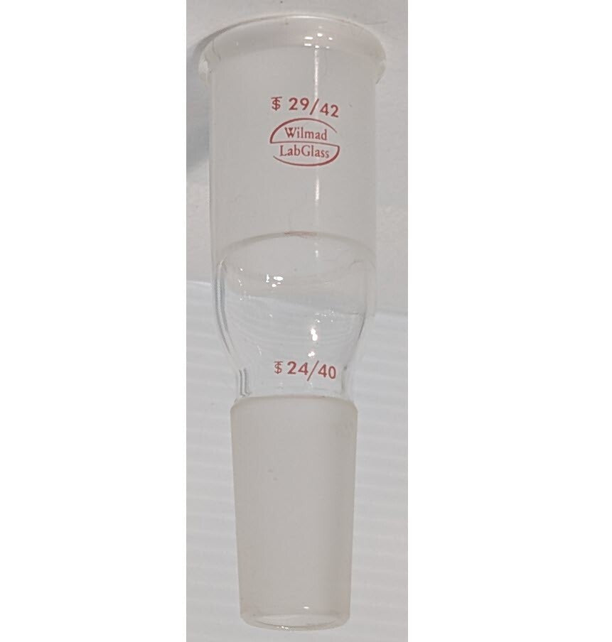 Wilmad LabGlass Glass Enlarging Adapter, 24/40 Inner, 29/42 Outer