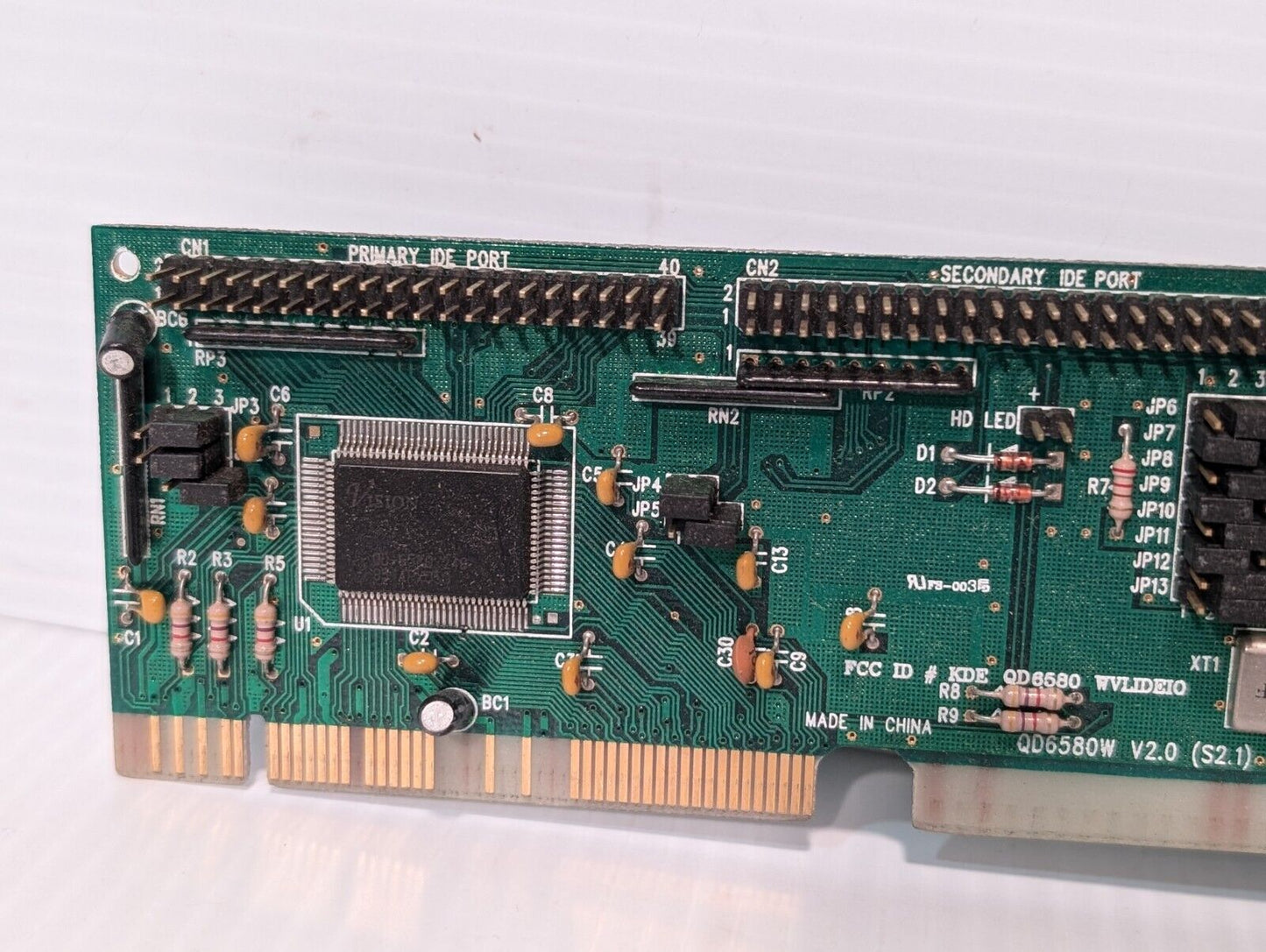Vesa Local Bus VLB dual channel IDE FDD Serial controller adapter QD6580W ISA