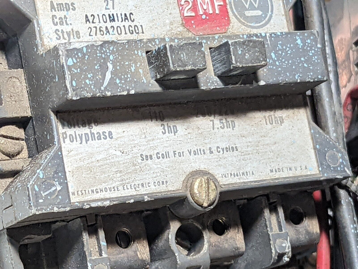 Westinghouse A210MIJAC, A210M2JAC motor starters as pictured