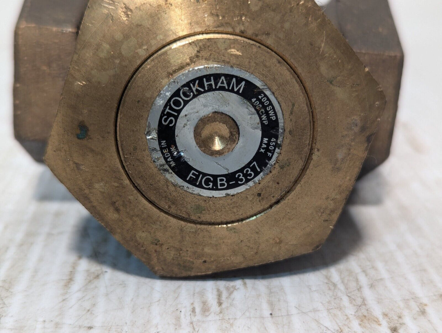 Stockham B-337 3/4" Brass Lift Check Valve 450F Max - Free Shipping + Returns
