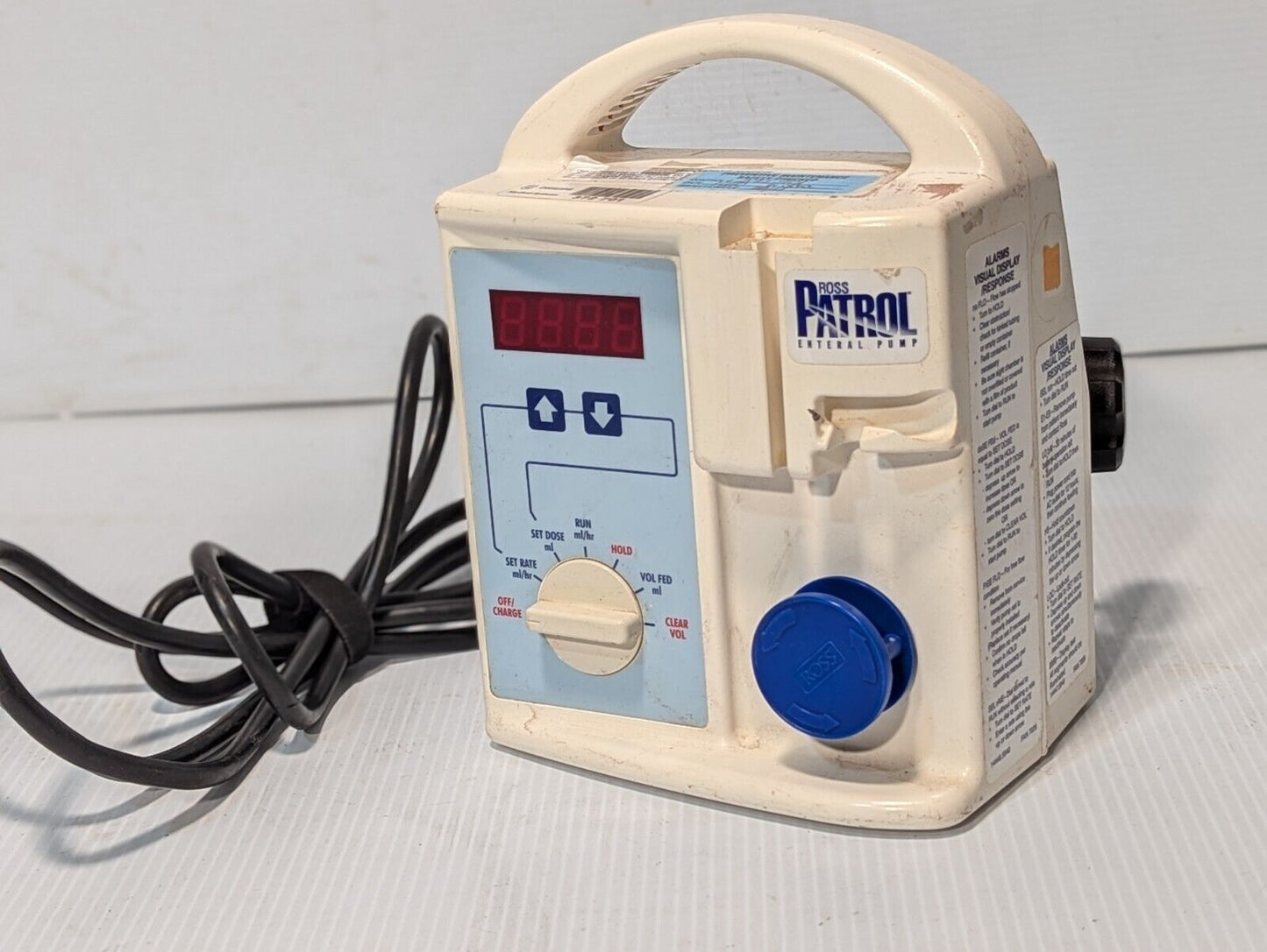 Ross Patrol Enteral Tube Feeding Pump w/ IV Pole Clamp - Free Shipping