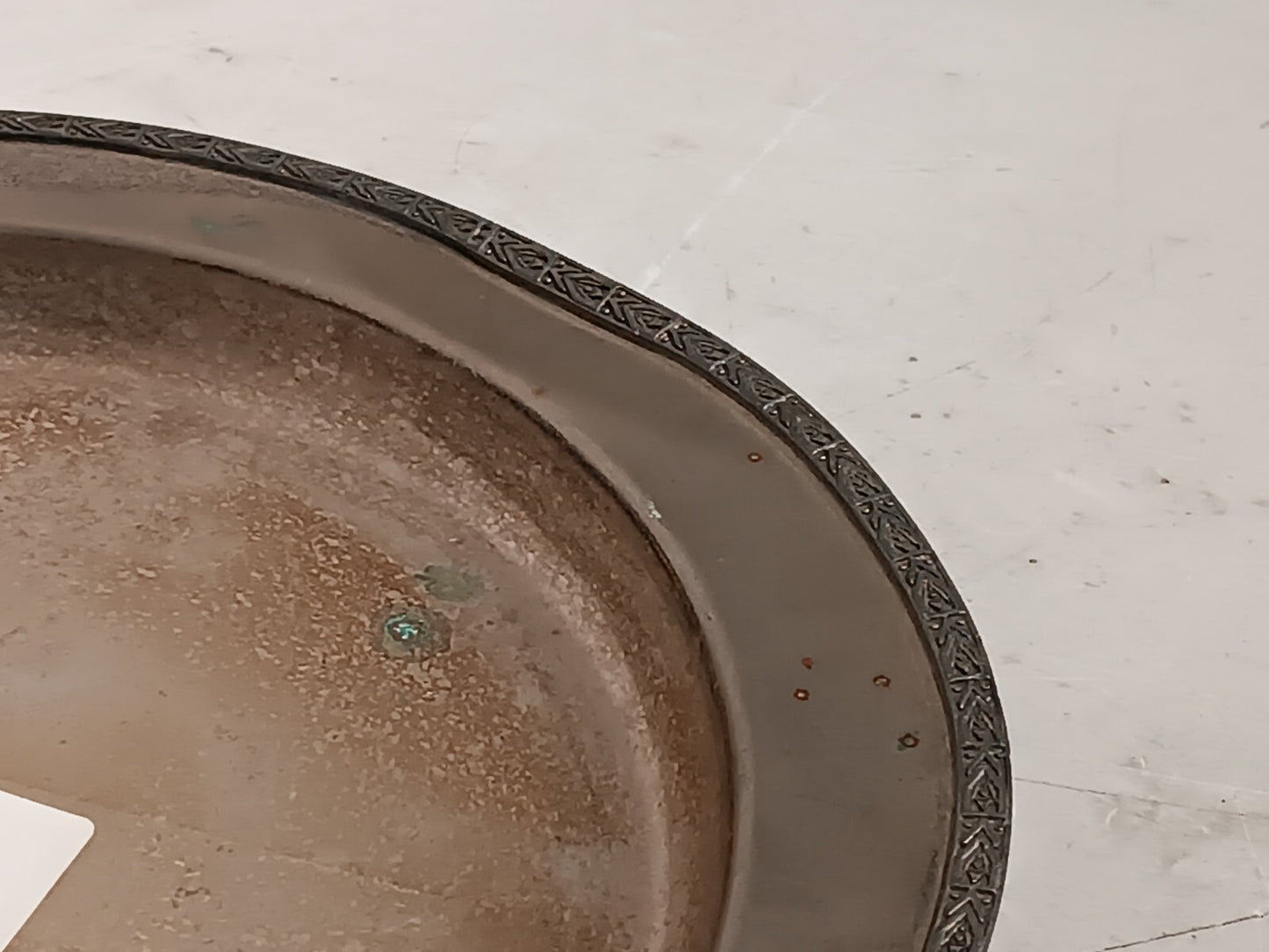 Vintage Glastonbury 503 Silver Serving Plate Art Deco 13" Diameter