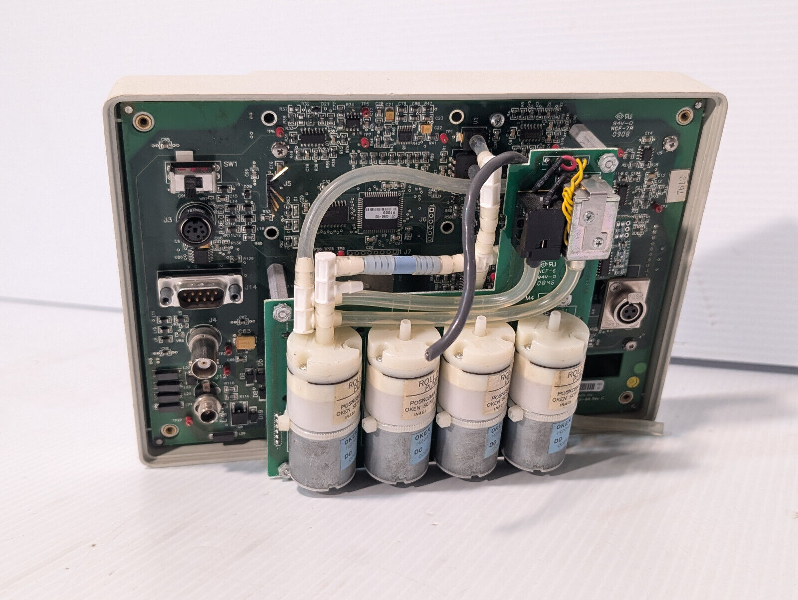 SunTech Tango+ Stress Monitor -For Parts- 18-0029-00, Rev C, 6 VDC,Made in Japan