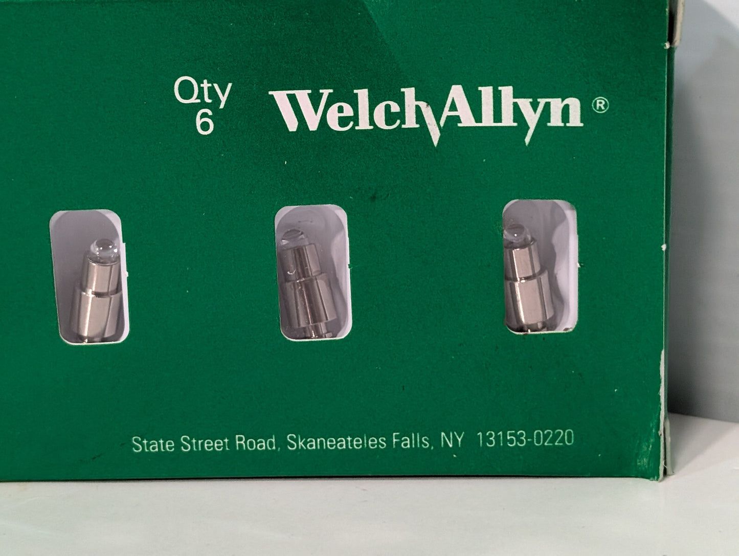 Welch Allyn 06500-U6 Replacement BB0 3.5V Halogen Lamp Otoscope Bulbs 901181 6Pk