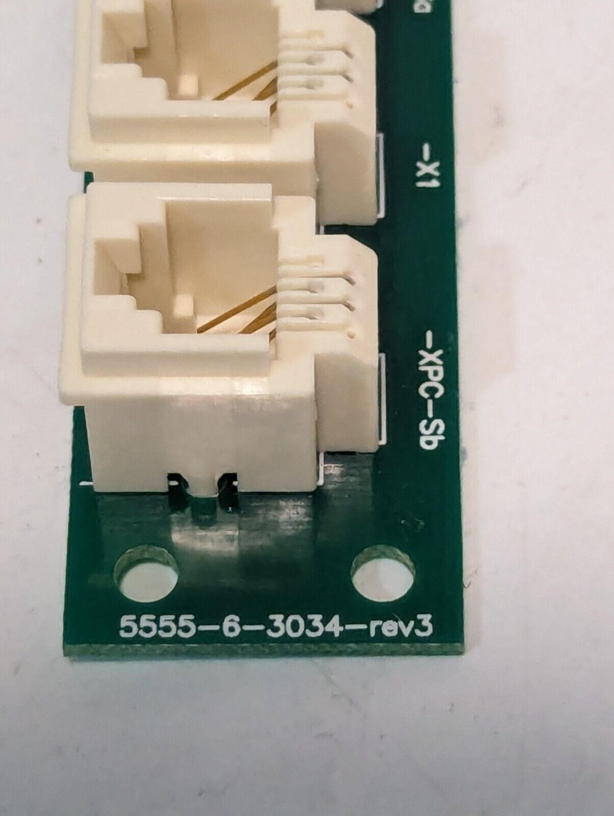 United Sortation Solutions 555-6-3034-rev3 RJ-11 3 Port Circuit Board-Free Ship