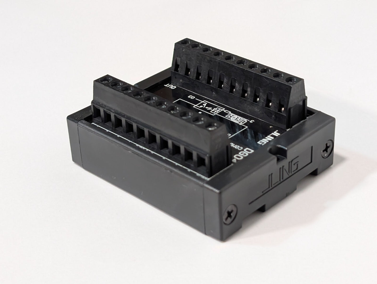 2) JLING DG04 8-Channel NPN to PNP Signal Converter 10-28VDC 10KHz Max Frequency