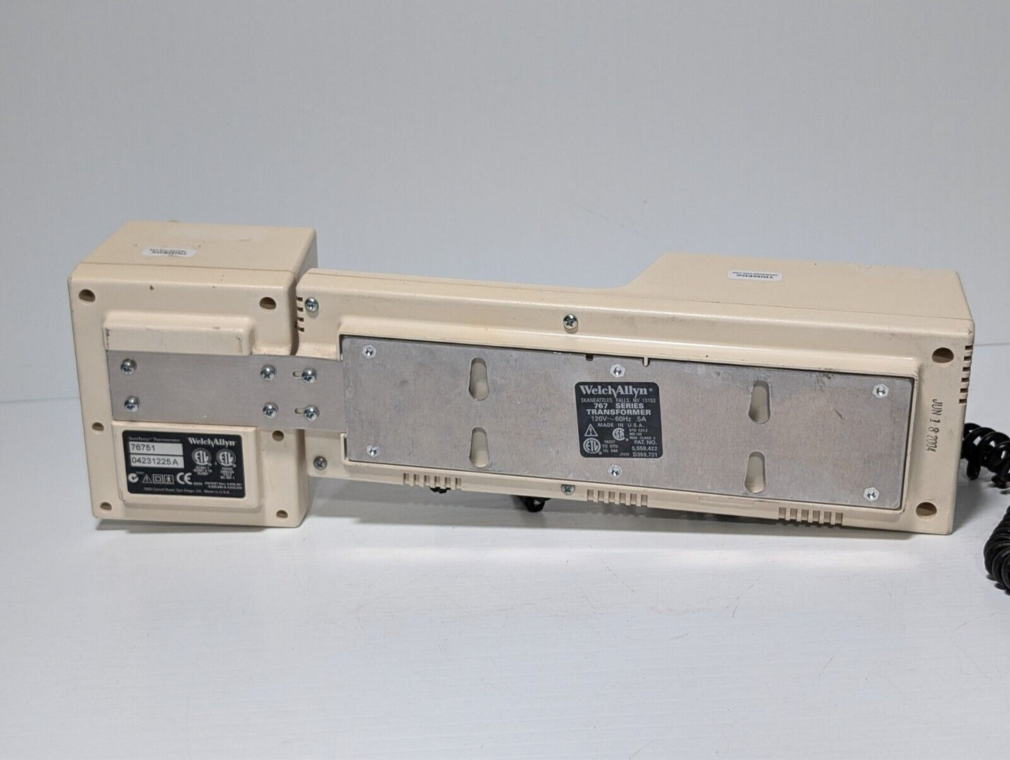 Welch Allyn 767 Series Transformer 2 Otoscopes No Heads & 76751 Suretemp