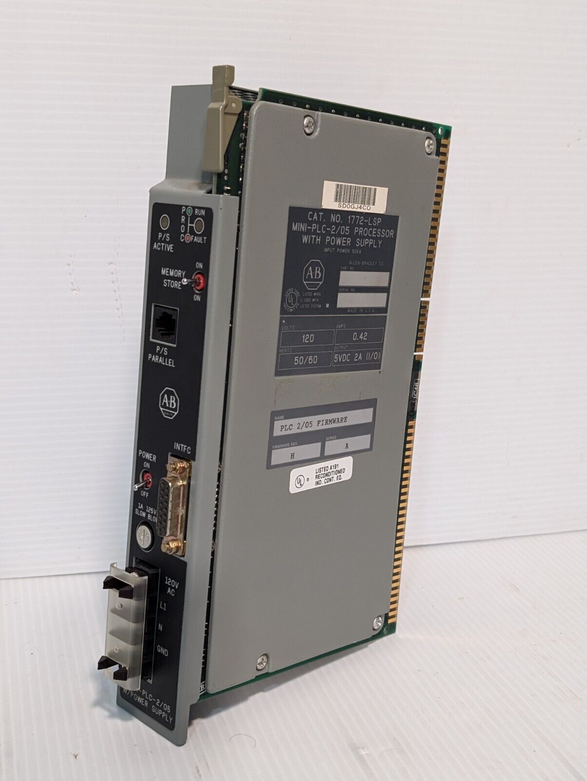 Allen Bradley 1772-LSP Series-A Processor Module Mini-PLC-2/05 - Free Shipping