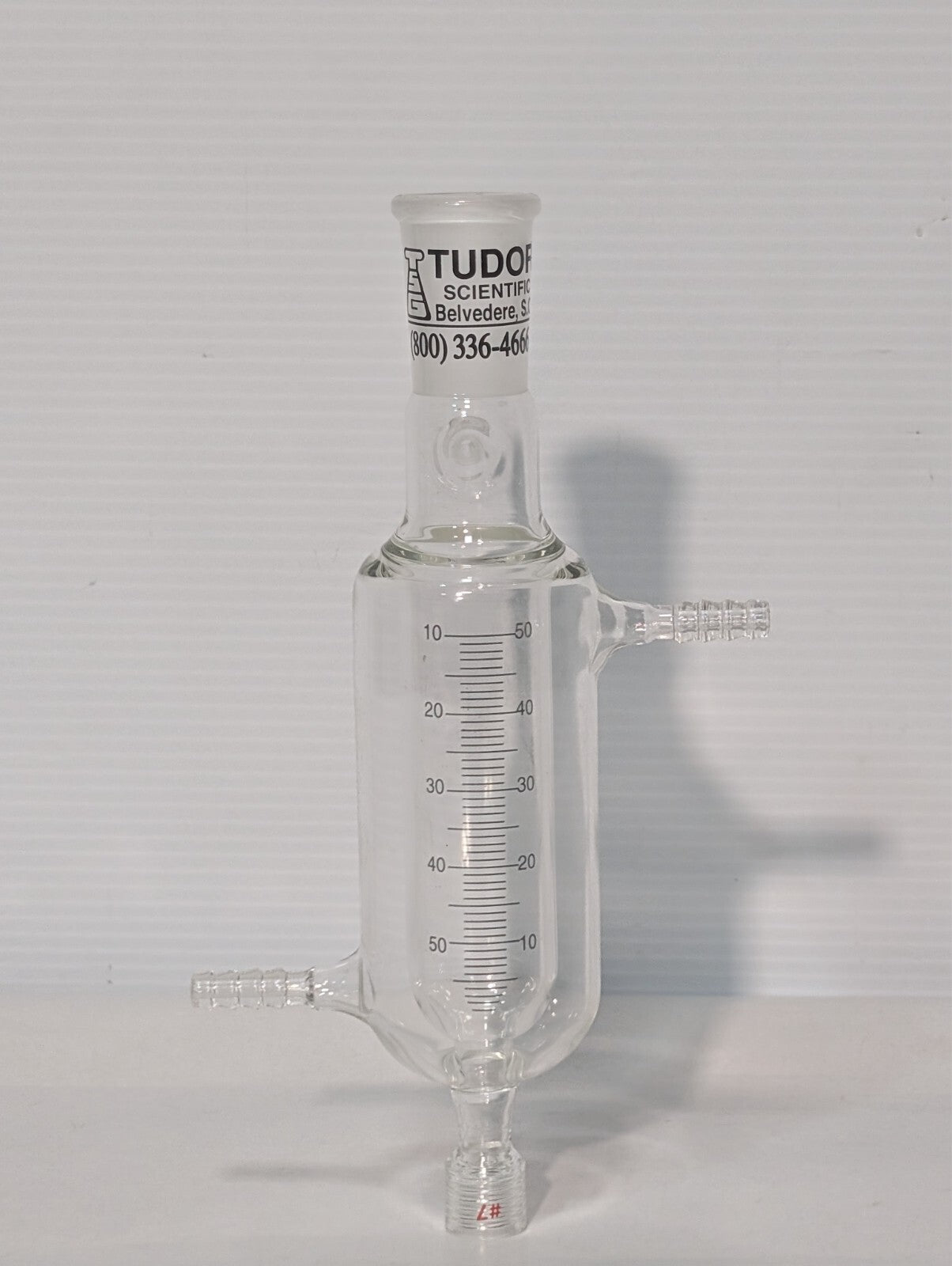 Tudor Scientific #7 Graham Condenser Reaction Vessel 5-Neck