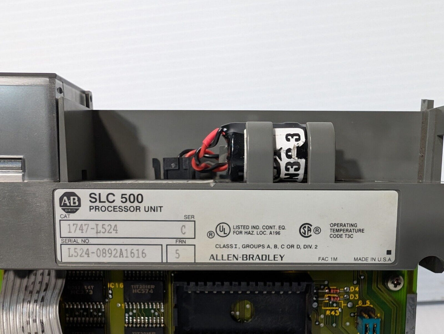 Allen Bradley 1747-L524 CPU Processor Unit Module, SLC 500 - Free Shipping