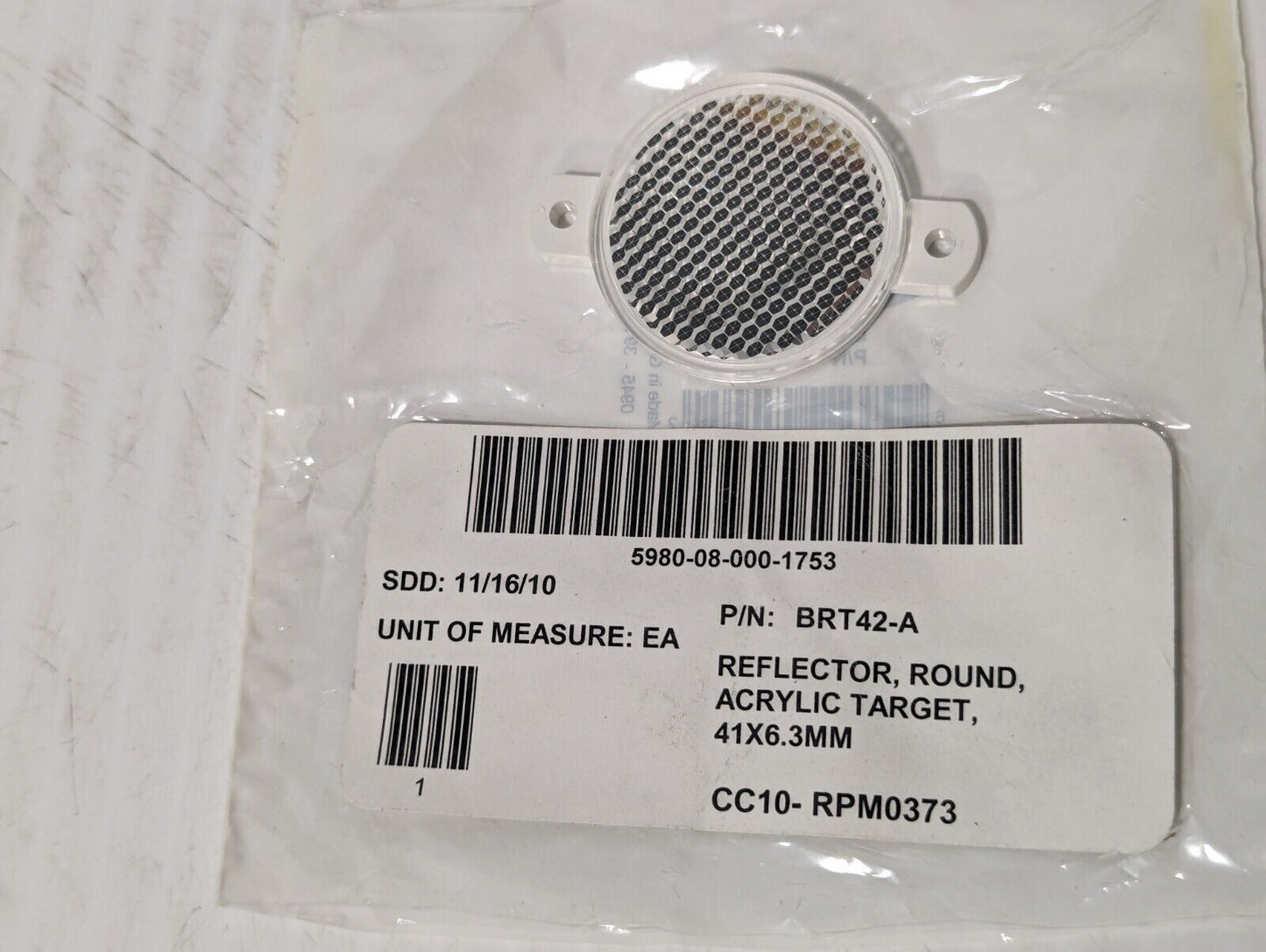 *Lot of 2 Banner BRT-42A 45005 Target Retroflector (Bonus Incl.) - Free Shipping
