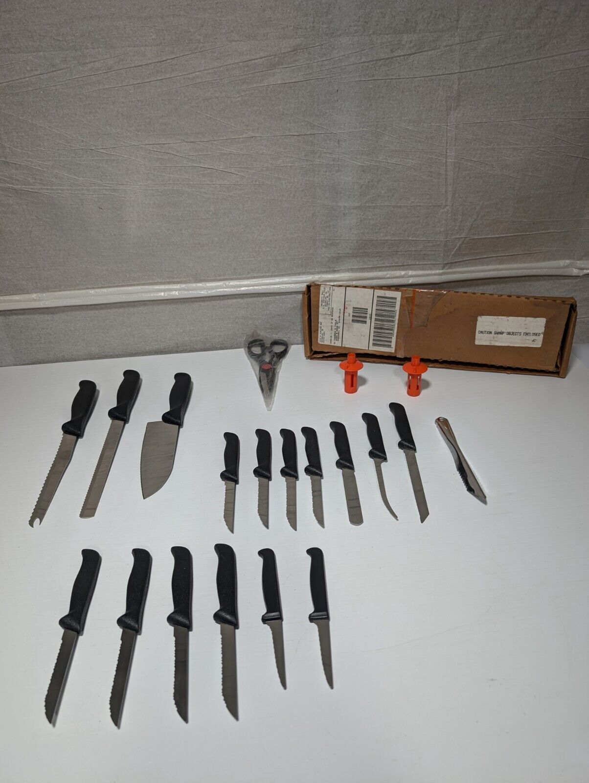 18 Piece Original Vintage Ginsu Deluxe Knife Cutlery Set