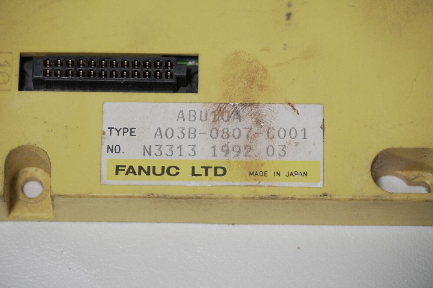 Fanuc A03B-0807-C001, ABU10A I/O input/output rack