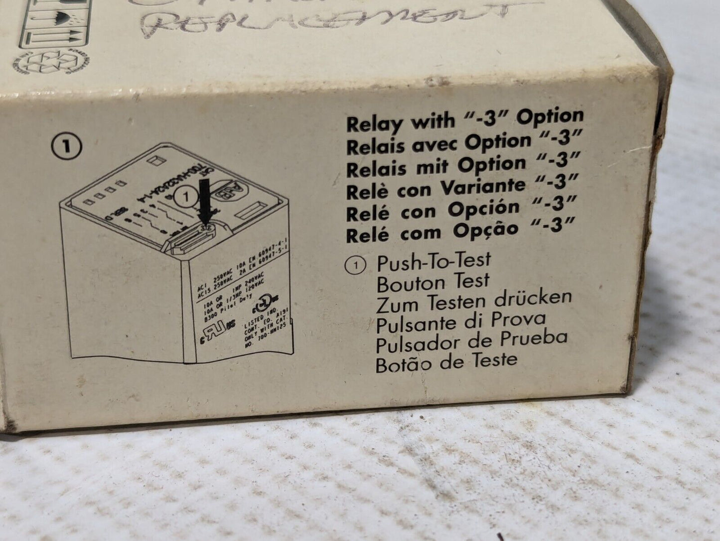 Allen Bradley 120v Relay 10a 700-ha32a1-3 Ser D - Free Shipping