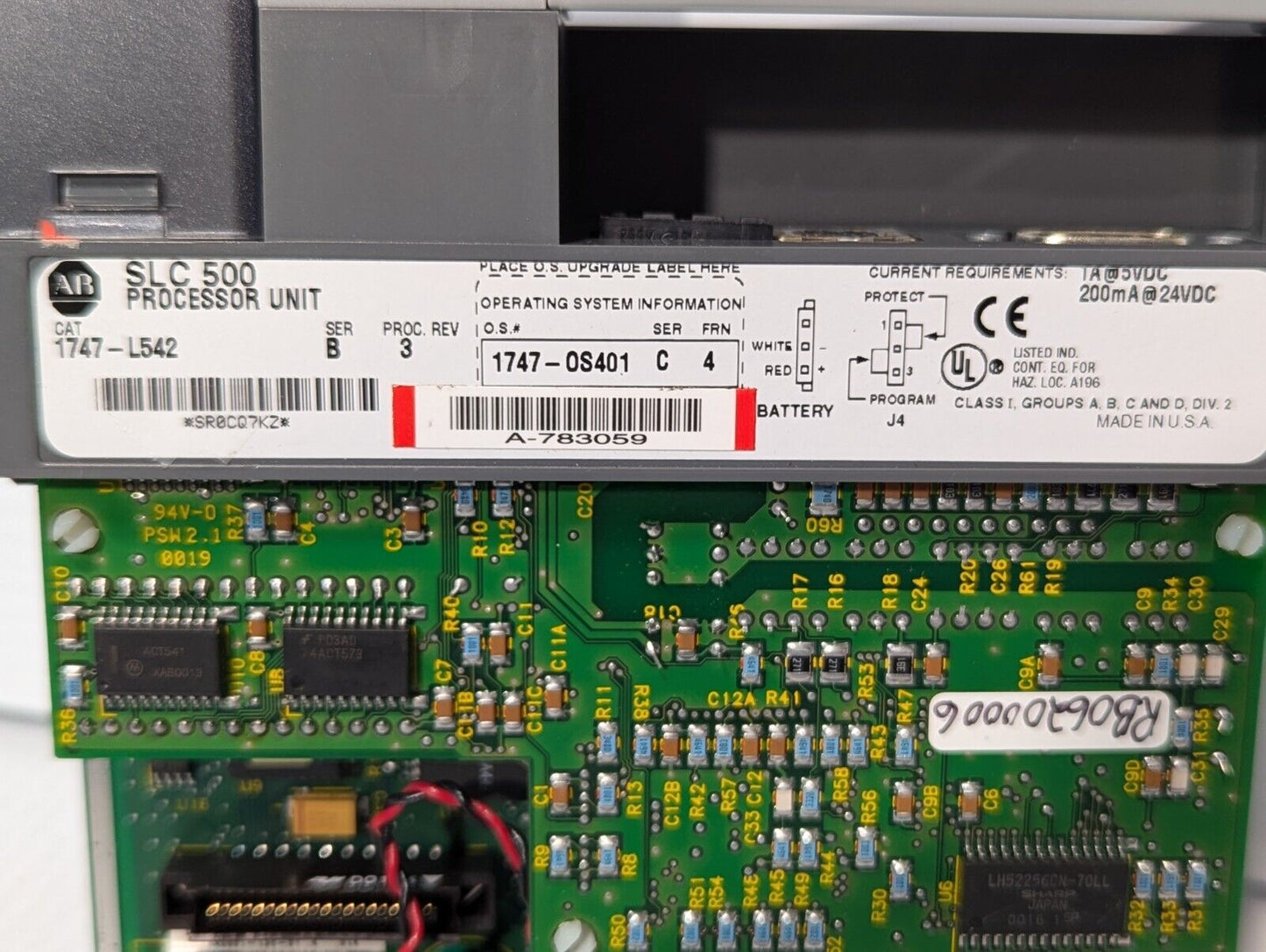Allen Bradley 1747-L542 Ser B SLC 500 5/04 CPU Controller 32K Memory Free Ship