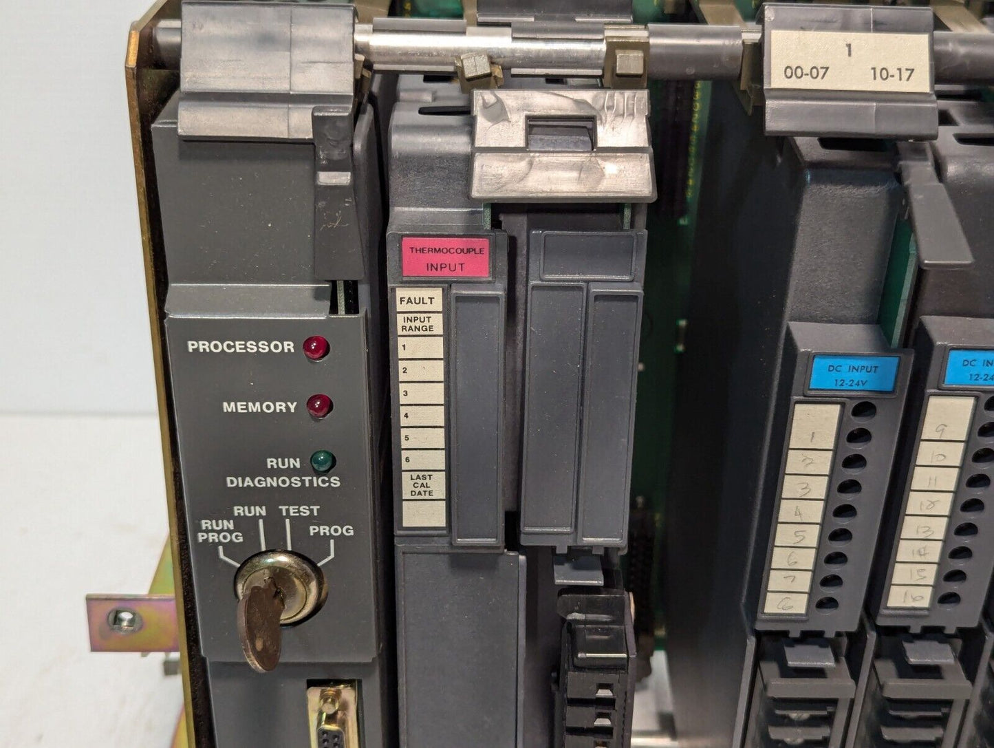 AB Bulletin 1771AD 16 Slot I/O Chassis w/Modules and PLC-2/15 Controller