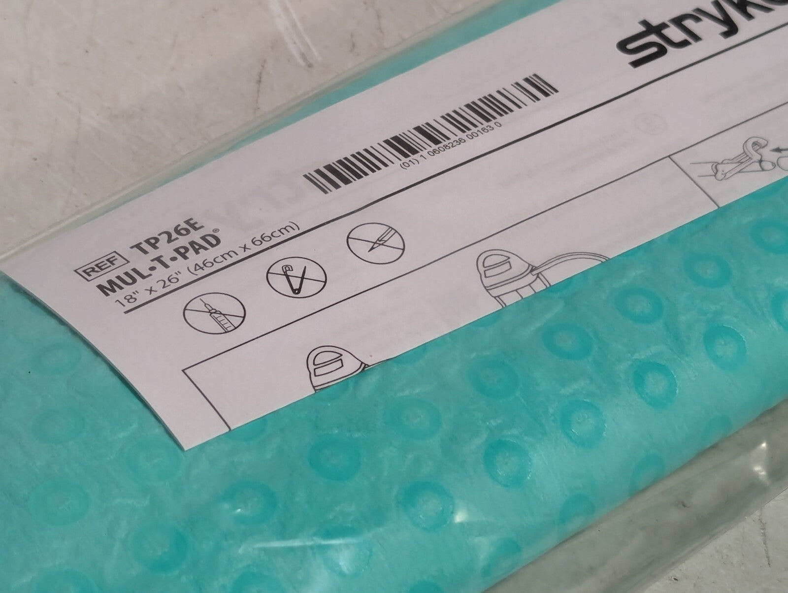 Stryker TP26E Mul-T-Pad w\Clik-Tite Connectors Large 18″ X 26″ 10 Pads Full Case