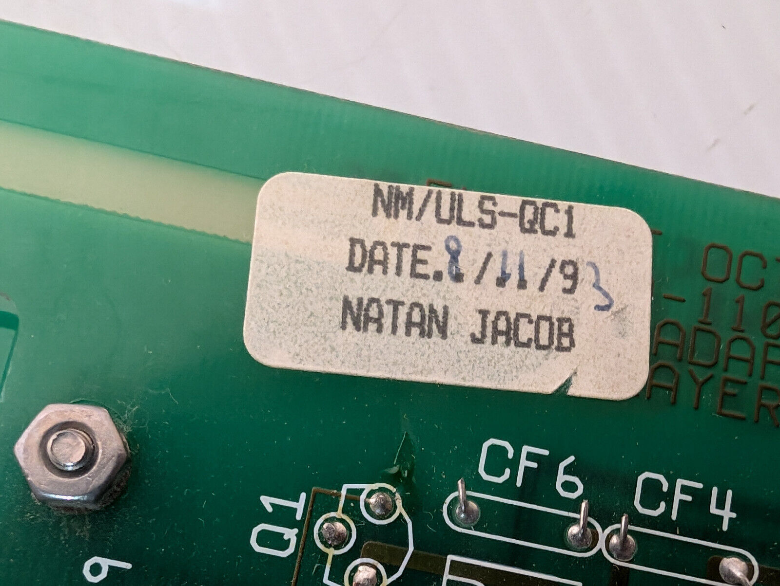 Teradyne 532-0106-0232 9331 ACM Board 47029191104, PWB 2919-110, MB Adaptor, 90s