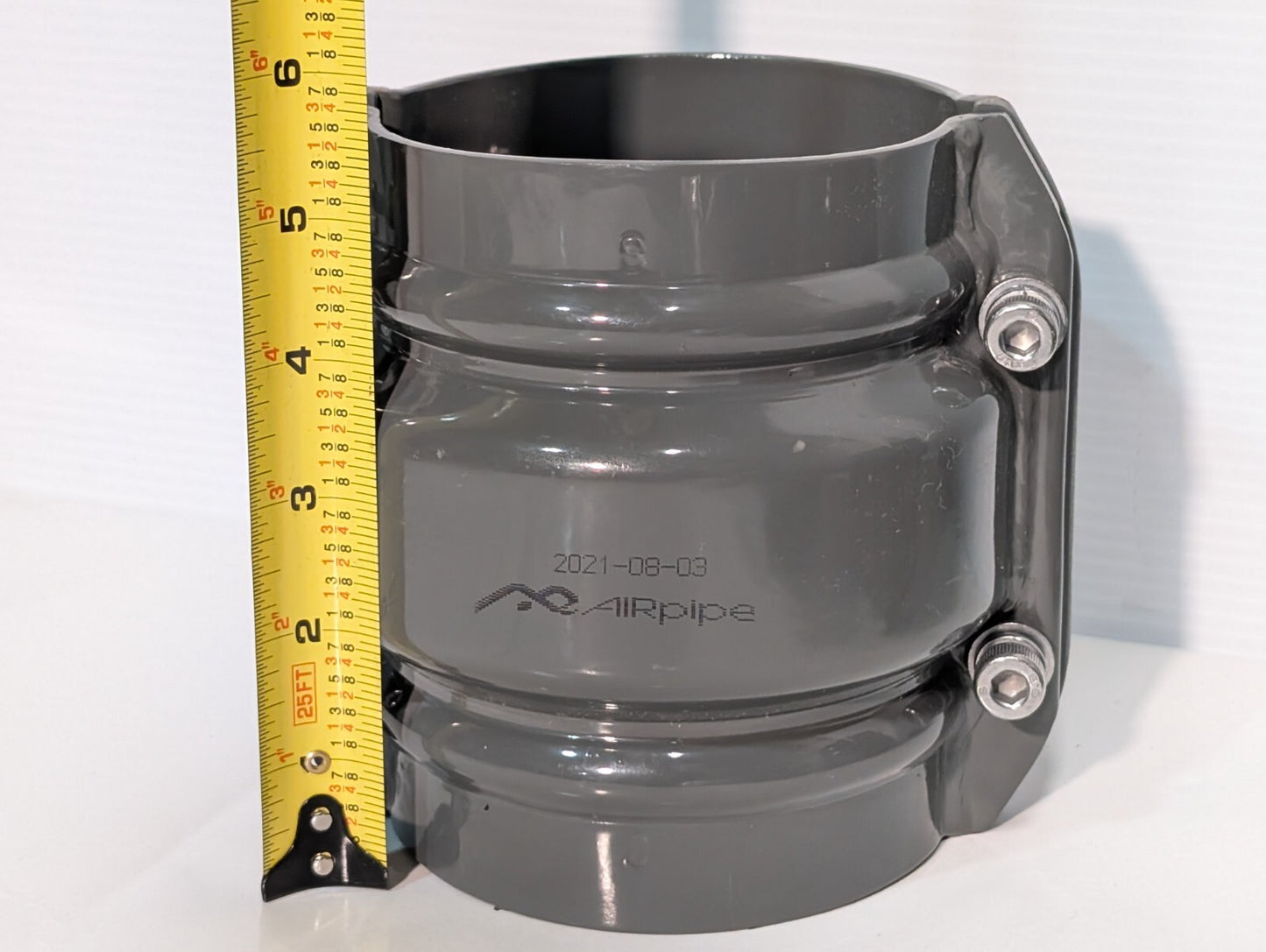 Airpipe 30203080001 Equal 90 Elbow - With Two Union Connectors 30202080108, 4"
