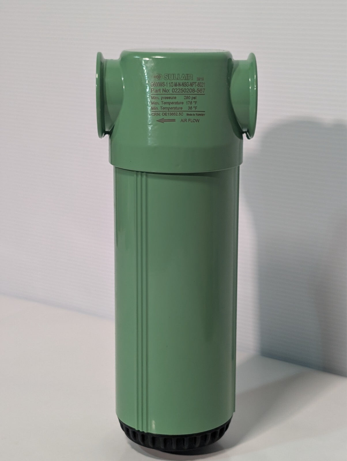 Sullair 02250208-567 Water Separator, 290PSI G600WS-1 1/2-M-N-NSG-NPT-6021